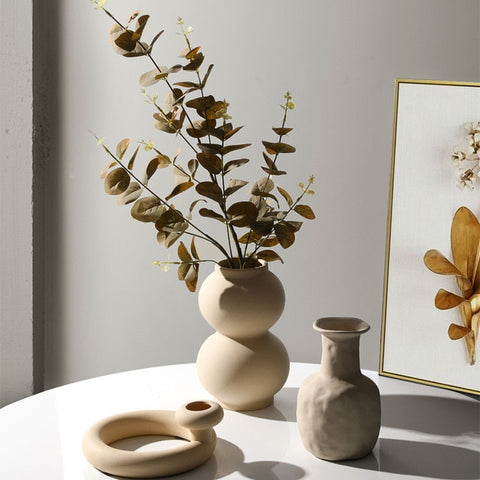 Nordic Style Ceramic Flower Vase