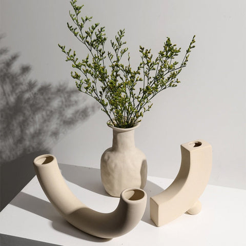 Nordic Style Ceramic Flower Vase