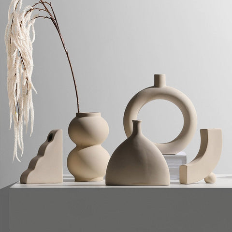 Nordic Style Ceramic Flower Vase
