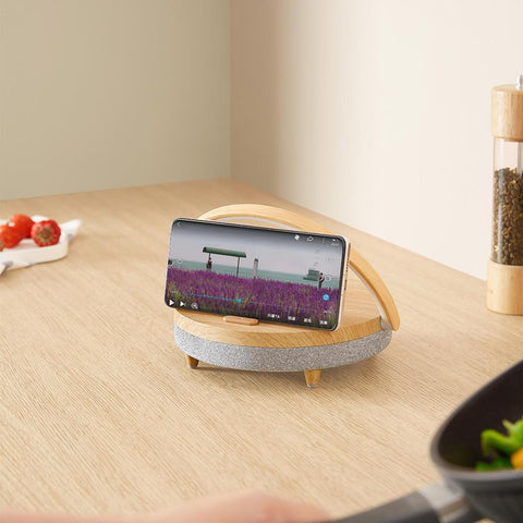 Victoria Wireless Charger Speaker Lamp