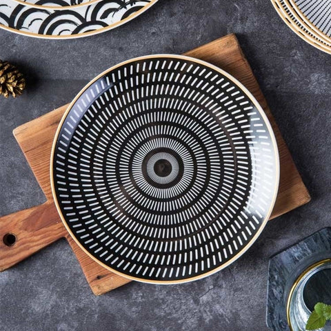 Deluxe Geometric Dinner Plate Set