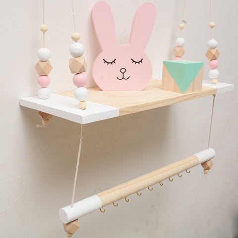 Classic Hanging Kids Wall Shelf