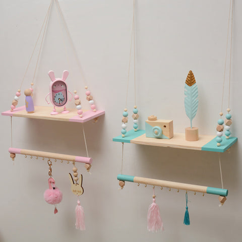 Classic Hanging Kids Wall Shelf