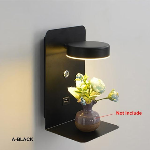 Putri - USB Bedside Wall Lamp - Silky decor