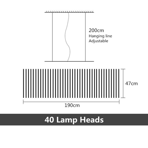 Creative Modern LED Chandelier - Silky decor