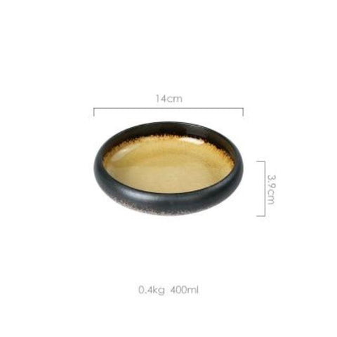 Delta - Ceramic Sushi Dinner Plate - Silky decor