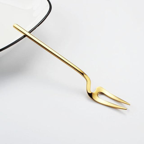 Azalea - Special Stainless Steel Dessert Cutlery - Silky decor