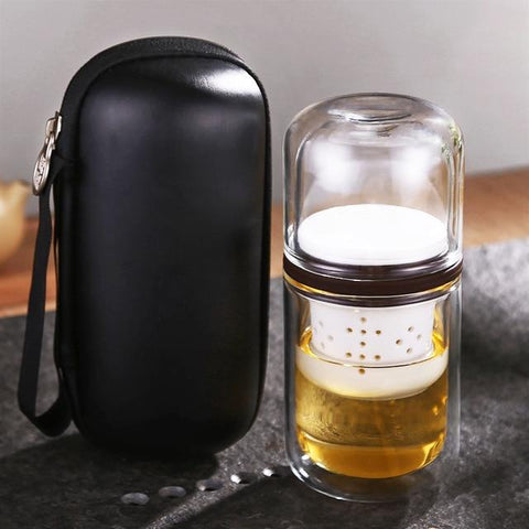 Ifeoma - Creative Portable Ceramic Tea Set - Silky decor