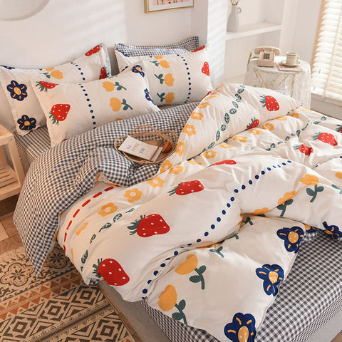 MaxComfy 100% Cotton Duvet Cover Set