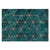 Kamalei - Modern Living Room Turquoise Carpet - Silky decor