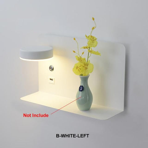 Putri - USB Bedside Wall Lamp - Silky decor