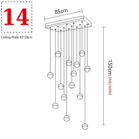 Modern Cluster Pendant Light