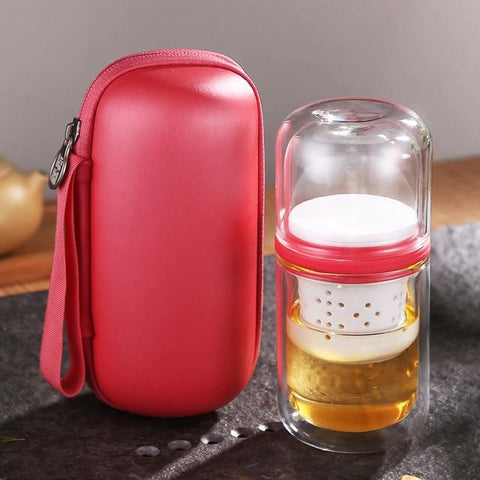 Ifeoma - Creative Portable Ceramic Tea Set - Silky decor