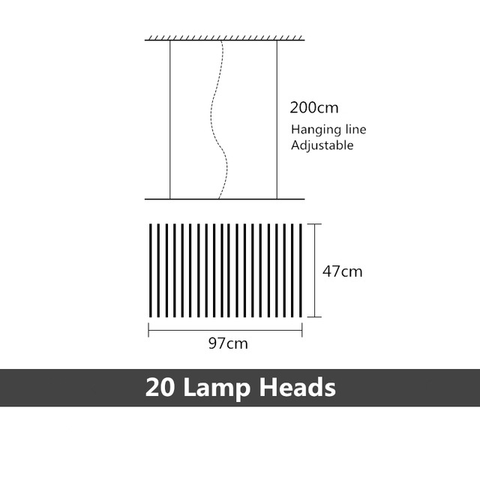Creative Modern LED Chandelier - Silky decor