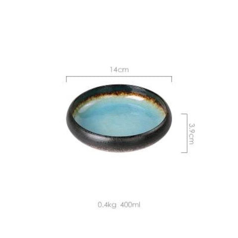 Delta - Ceramic Sushi Dinner Plate - Silky decor
