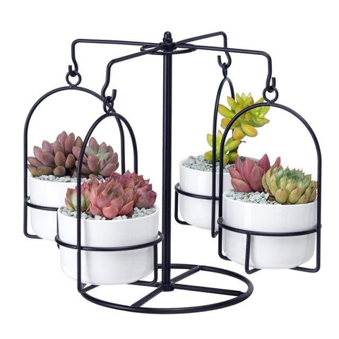 Helen - Movable Flower Pots - Silky decor