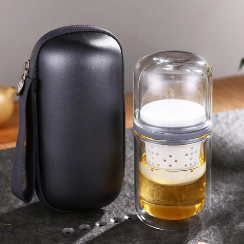 Ifeoma - Creative Portable Ceramic Tea Set - Silky decor