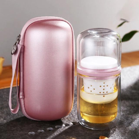 Ifeoma - Creative Portable Ceramic Tea Set - Silky decor
