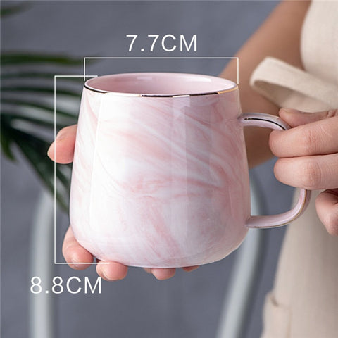 Luxury Marble Pattern Ceramic Mug