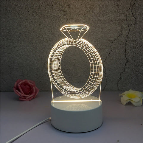 Novelty Illusion Night Lamp
