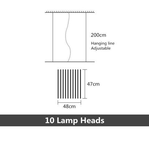 Creative Modern LED Chandelier - Silky decor