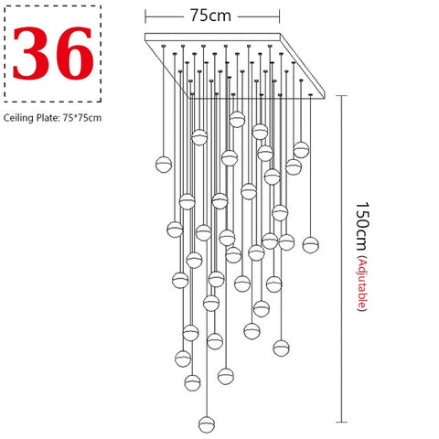 Modern Cluster Pendant Light