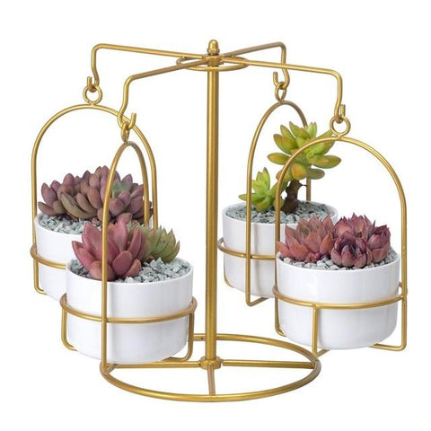 Helen - Movable Flower Pots - Silky decor