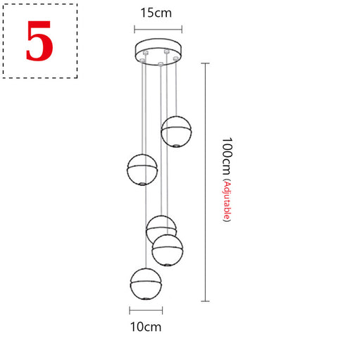 Modern Cluster Pendant Light
