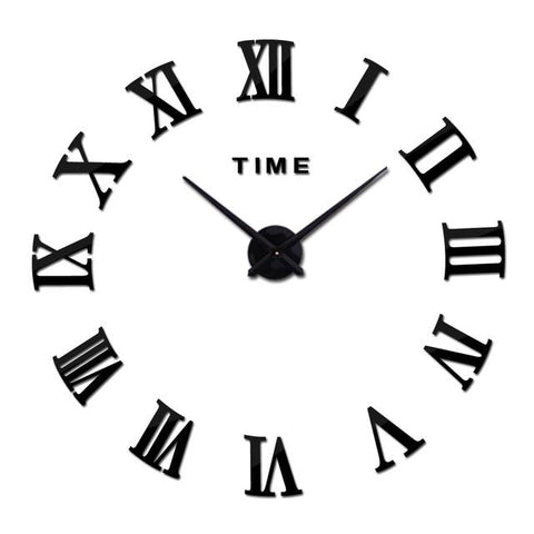 Serilda - Modern 3D DIY Wall Clock - Silky decor