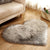 Maya - Heart Shape Fluffy Carpet - Silky decor