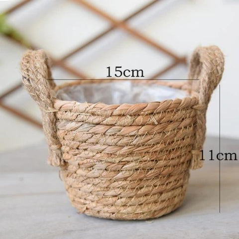 Regina - Nordic Art Decoration Flower Basket - Silky decor