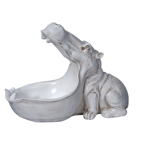 Hippo Figurines Storage Basket