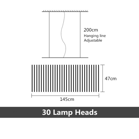 Creative Modern LED Chandelier - Silky decor