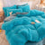 Fluffy Comfortable Bedding 4 Pcs Set (1 Duvet Cover+1 Bed Sheet+ 2 PILLOWCASE)