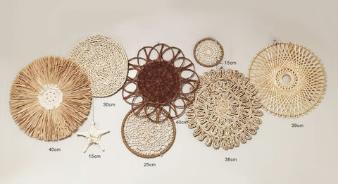 Round Rattan Wall Hanging Crafts