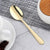 Edrea - Stainless Steel Gold Party Spoons - Silky decor