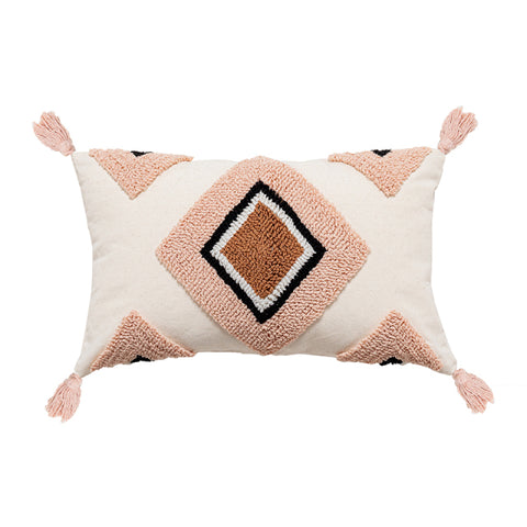 Boho Embroidered Throw Pillowcase