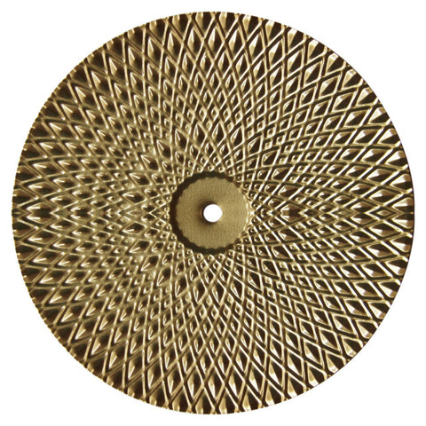 Trendy Round Golden Wall Decoration