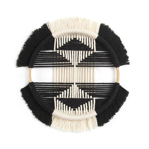 Round Hand-woven Tapestry