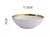 Gold Inlay Ceramic Soup Bowl