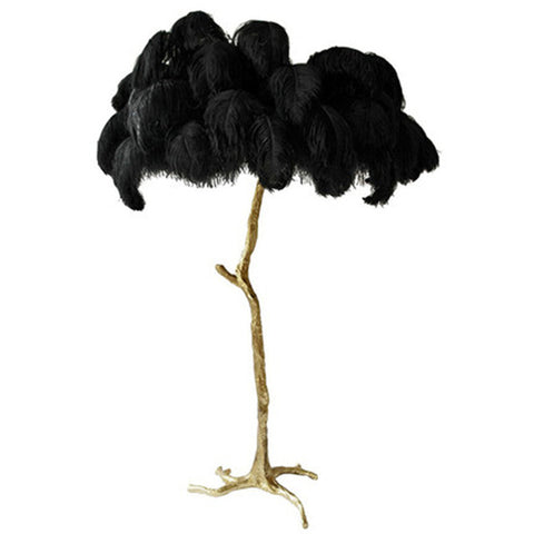 Freestanding Feather Lamp