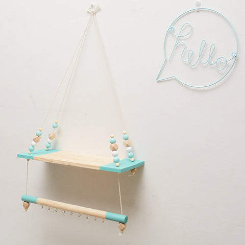 Classic Hanging Kids Wall Shelf