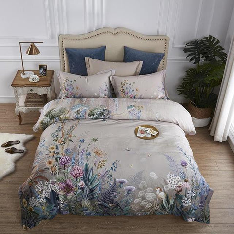 Miya - Colorful Cotton Duvet Cover Set - Silky decor