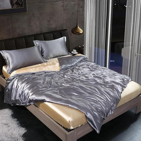 Sleep Easy Satin Bed Set