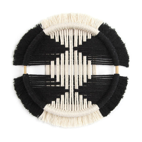 Round Hand-woven Tapestry