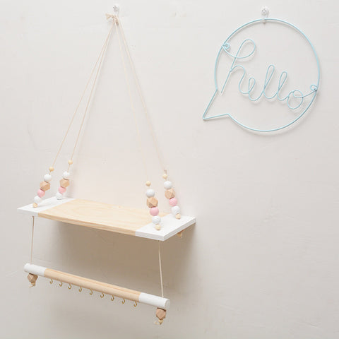 Classic Hanging Kids Wall Shelf