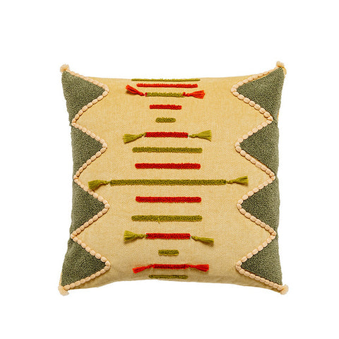 Boho Embroidered Throw Pillowcase