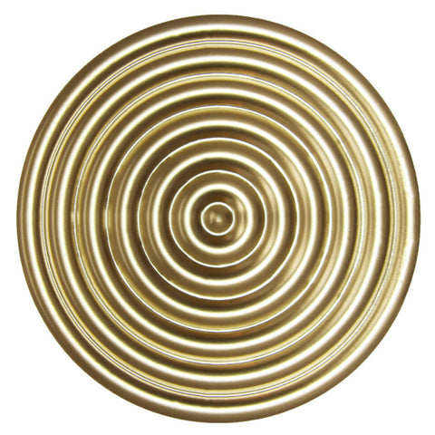 Trendy Round Golden Wall Decoration