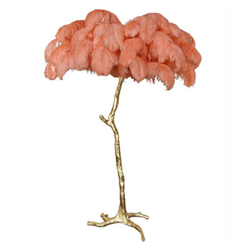 Freestanding Feather Lamp