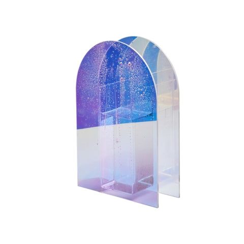 Rainbow Colors Acrylic Vase